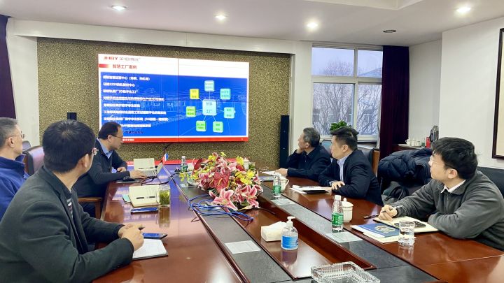 中钢协党委副书记姜维一行莅临ok138太阳集团考察指导