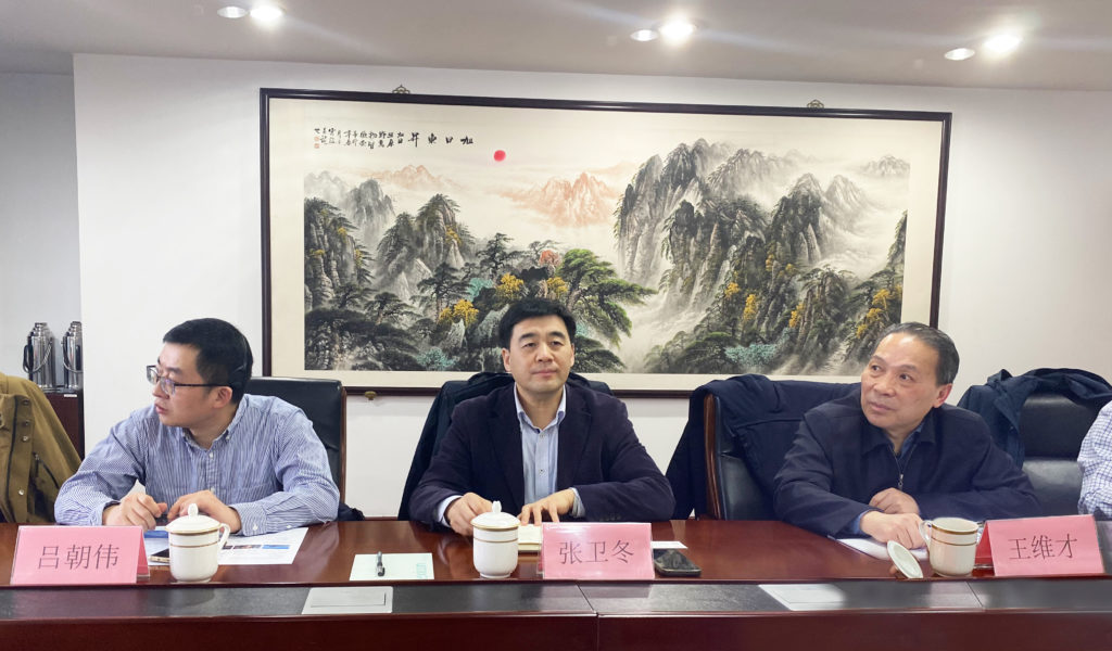 北京科技大学副校长张卫冬一行莅临ok138太阳集团调研交流